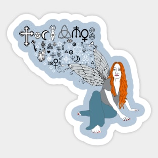 Ocean To Ocean Fairy Sticker